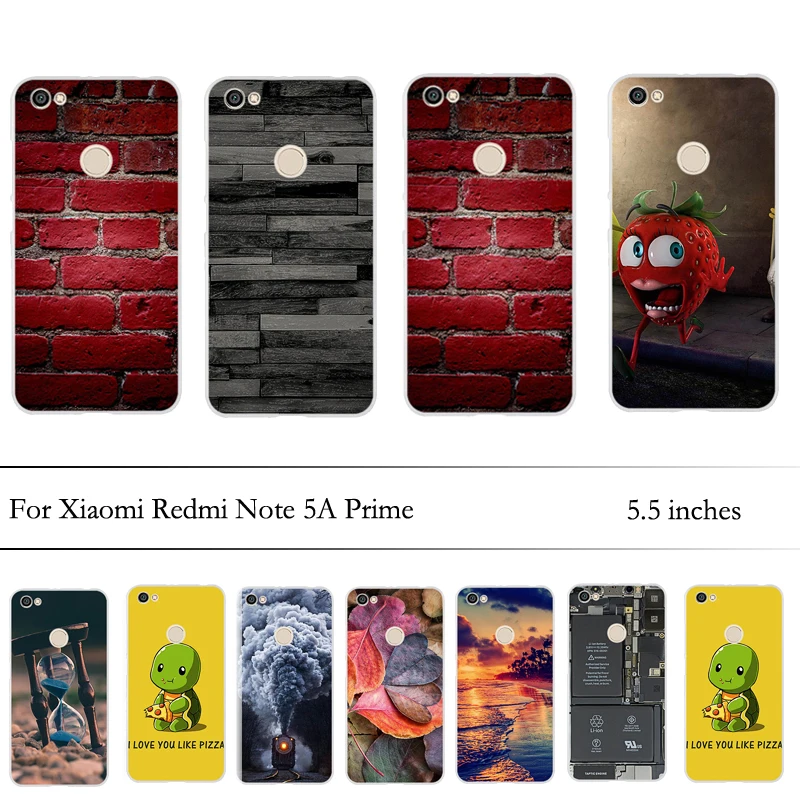 Case For Xiaomi Redmi Note 5A Prime Soft Silicone TPU Cover 5 A Coque |