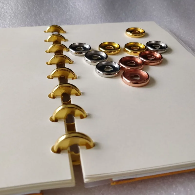 30 шт. 23 мм Переплетное кольцо для ноутбука пластиковая катушка с отверстием в