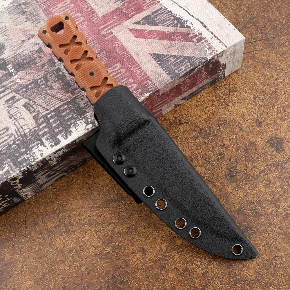 Тактический карманный керамбит для выживания на природе с фиксированным лезвием