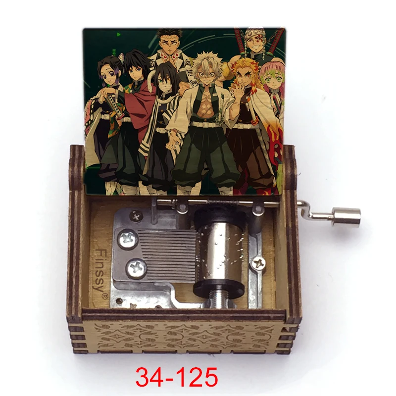 New Music Box demon slayer Kimetsu no Yaiba gurenge music theme cosplay fans Birthday Christmas Gift Hand ed | Украшения и
