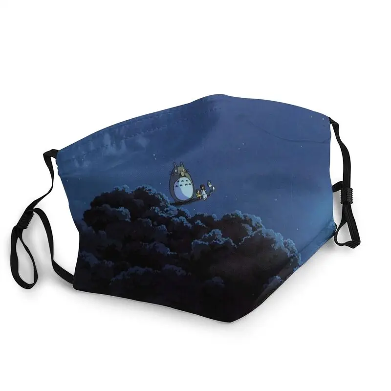 

My Neighbor Totoro Face Mask Adult Anti Haze Dust Anime Hayao Miyazaki Mask Protection Cover Respirator Mouth Muffle