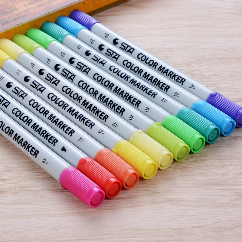 Набор двусторонних фломастеров ручек 80 цветов|marker pen set|sta markerspen drawing |