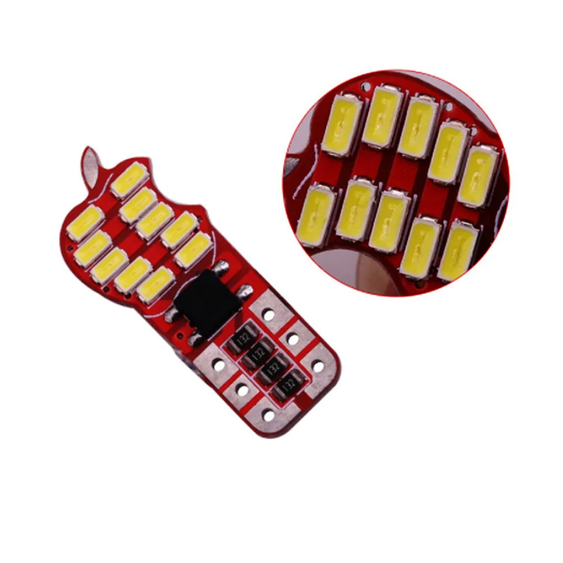 Светодиодная лампа T10 3014 20SMD боковой задний фонарь внутренний W5W клиновидный свет