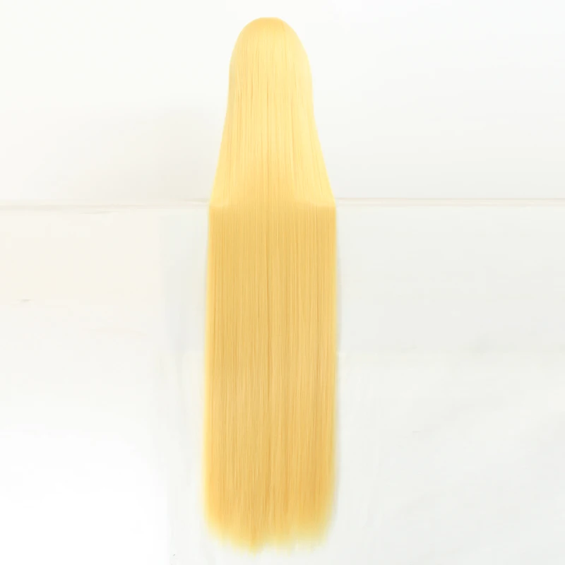 Норагами бишамон блонд длинный золотой прямой термостойкий синтетический волос