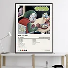 Плакат настенный в стиле хип-хоп, со звездами и альбомами