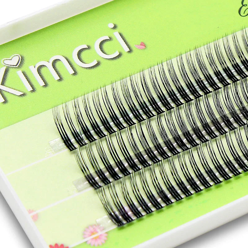 Kimcci 120 узлов 2 слоя натурального 3D эффекта наращивание ресниц флаза