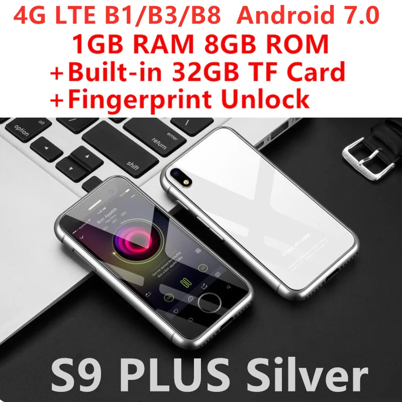 S9 Plus F32GB Silver Карманный смартфон Melrose S9 S9P S9X S9+ ультра тонкий мини мобильный телефон четырехъядерный 1 ГБ 8 ГБ разблокировка мобильных телефонов Play Store PK XS - Цвет: S9 Plus F32GB Silver