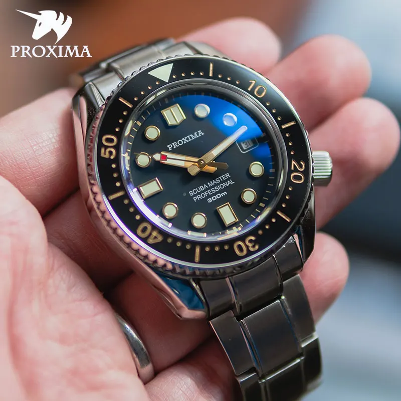

Часы мужские механические, нержавеющая сталь 316L, 300 м, с сапфировым стеклом
