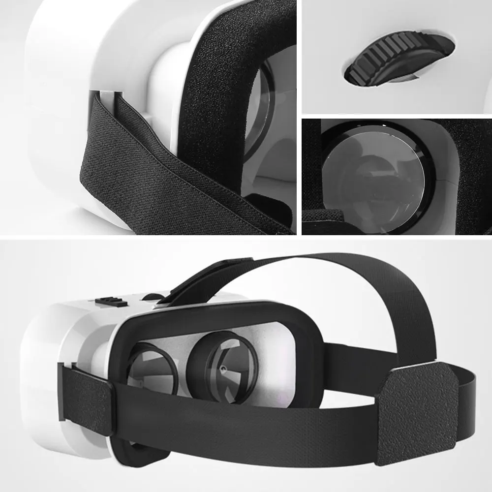 5.0 VR Virtual Glasses Reality 3D Smartphone Box Stereo Headset Helmet For IOS Android Rocker Googles Mini | Электроника