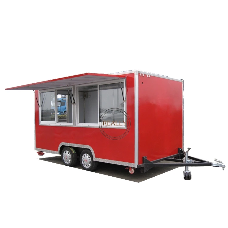 

Australian standard mobile food trailer food van lunch wagons coffee kiosk with 4 wheels