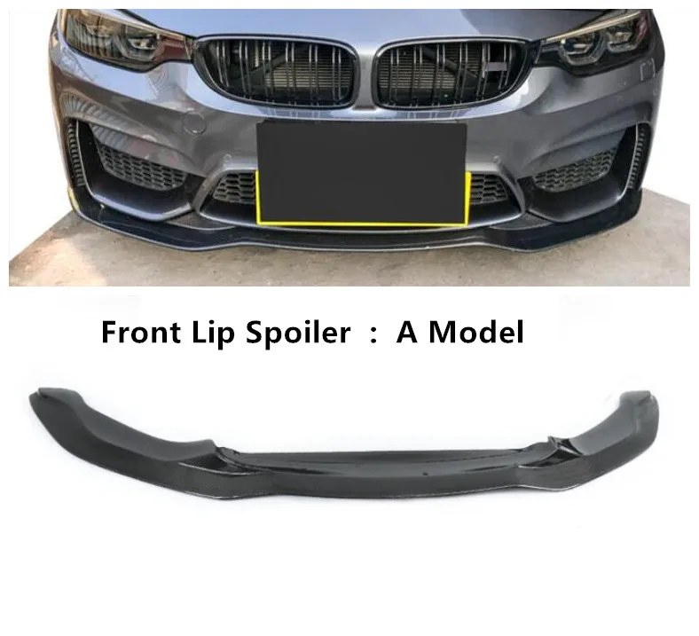 Передний выступ Спойлеры для BMW 3 серии M3 F80 4 головной производитель M4 F82 F83 бампер