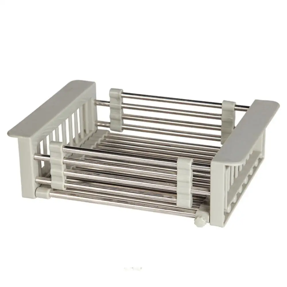 Многофункциональная полая корзина для мытья кухонной раковины бинауральная