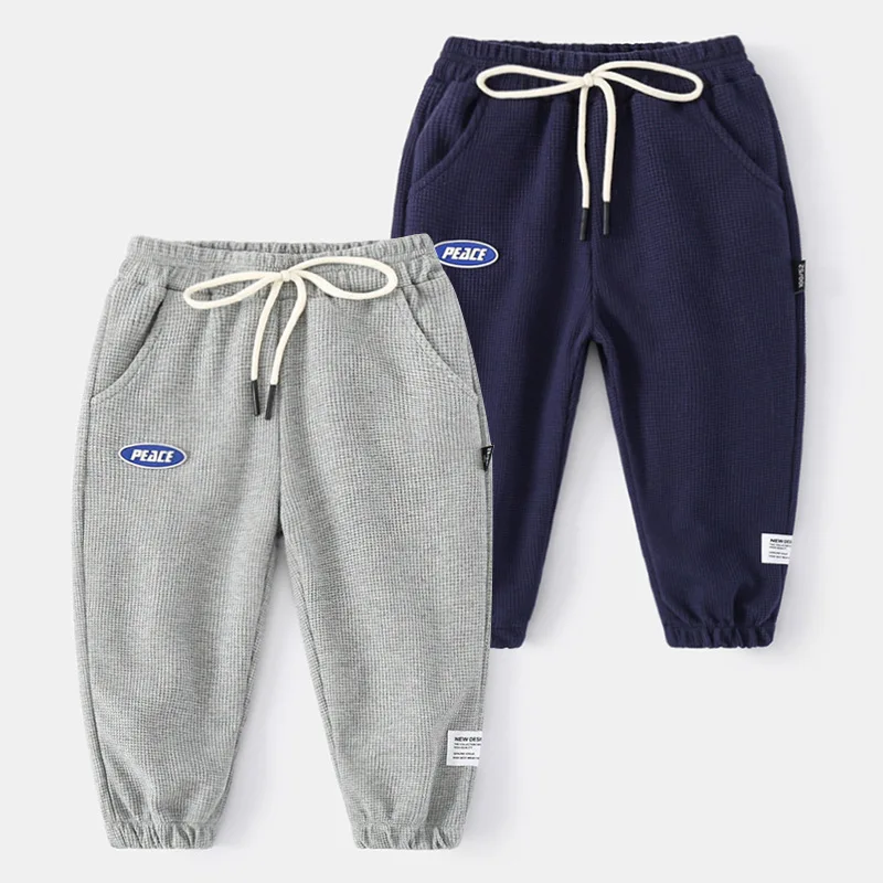 

Boy's Sport Pants Spring Autumn 2022 Children Cotton Sweatpants Kids Sport Jogger Casual Active Playwear Trousers