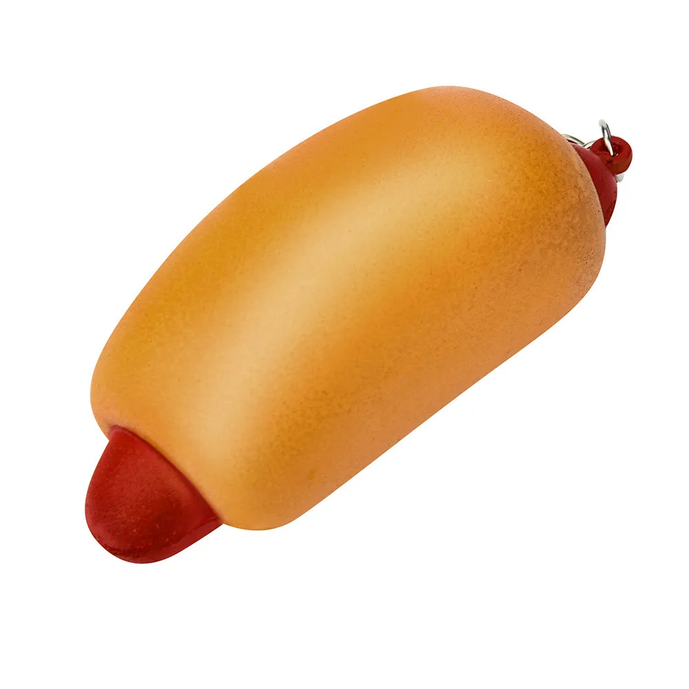 

HIINST Simulation Hot Dog Slow Rising Stress Reliever Squishy Toys Cute Cream Scented Decompression Toys 2021