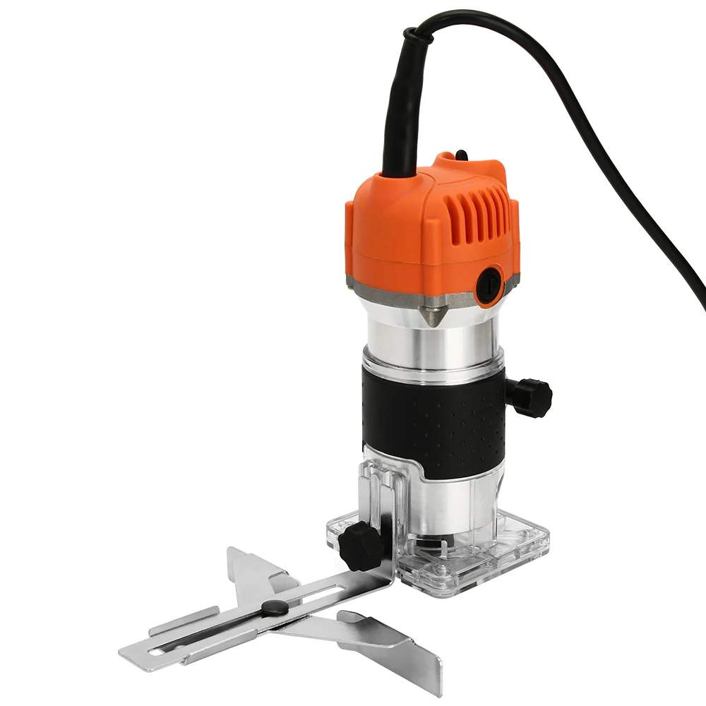 Elétrico de Madeira Topshak Aparador Mandril Aço Inflexível Roteador Madeira Ferramenta Elétrica Mão Trimmer Ts-et1 800w 6.35mm