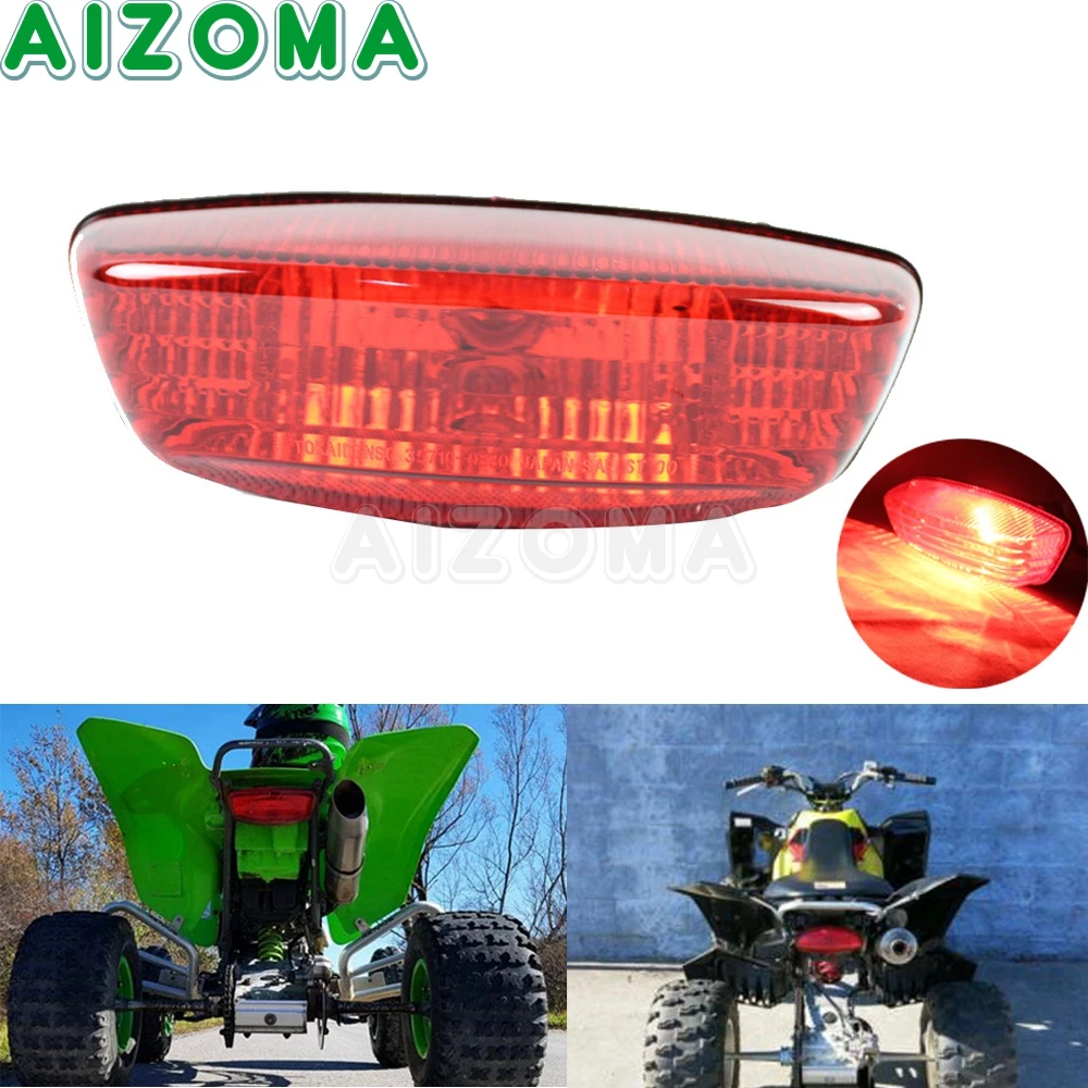 

12V 25W Rear Brake Taillight Lamp Assembly 35710-03G30 For Suzuki QuadSport Z250 Z400 LTF250 LTZ 250 400 ATV Kawasaki KFX400 KSF