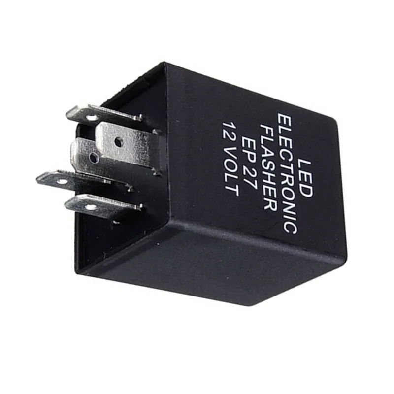 5 pins Universal 12V Car LED Flasher Relay EP27 Electronic Turn Signal Light Blinker Accessories | Автомобили и мотоциклы