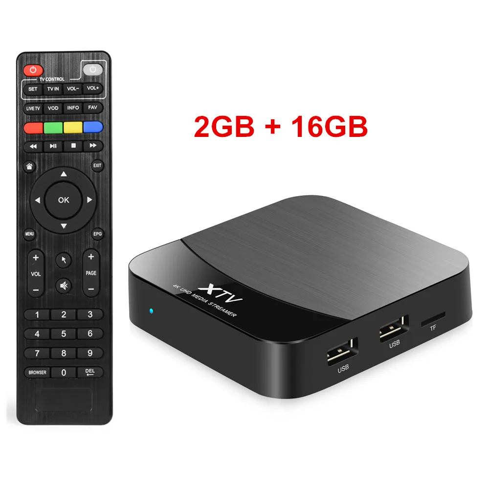 MEELO PLUS X ТВ Смарт Сталкер IP ТВ XTREAM коды ТВ коробка Android 7,1 Amlogic S905X 2 Гб 16 Гб телеприставка 2,4G/5G Wifi медиаплеер - Цвет: 2GB16GB