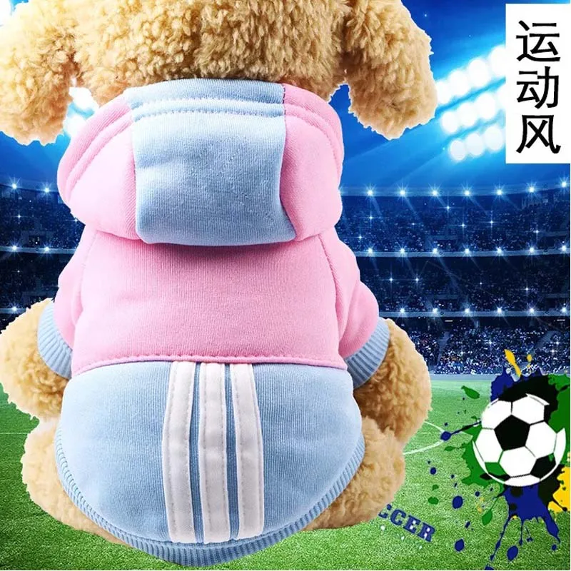 Мультяшная Одежда для собак зимнее теплое пальто куртка маленьких свитер
