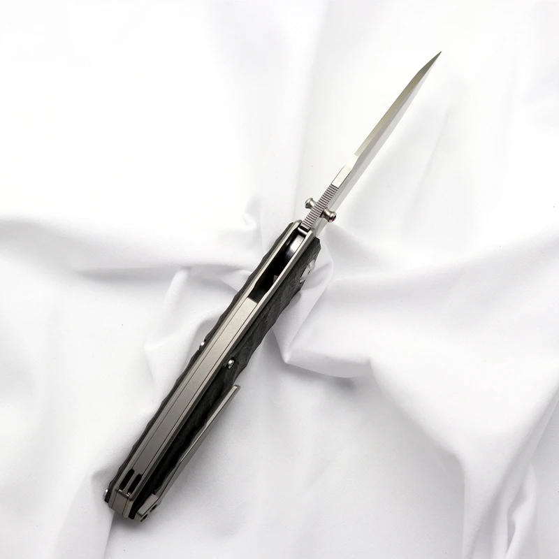 Складной нож питона DC53 резец из титанового сплава с рукояткой углеродного