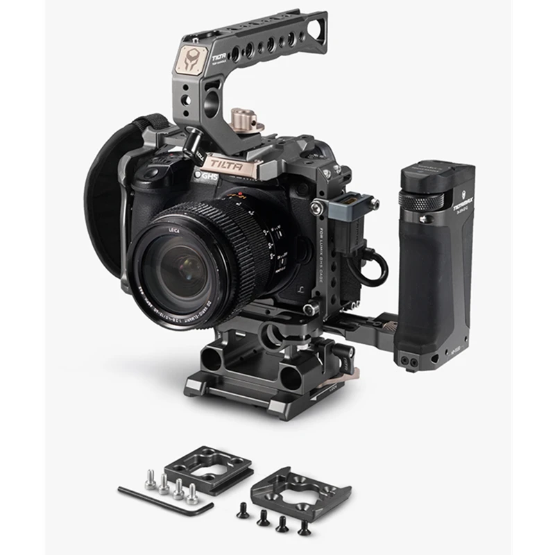 

Tilta DSLR Camera Cage FOR Panasonic Lumix GH5 GH5S Kit TA-T37-C-G top handle side focus handle