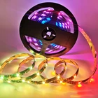Светодиодная RGB ленсветильник WS2811, 12 В постоянного тока, IC 5050 SMD, индивидуально Адресуемая лента, освещение мечты, цвет, водонепроницаемый светильник, подсветка телевизора