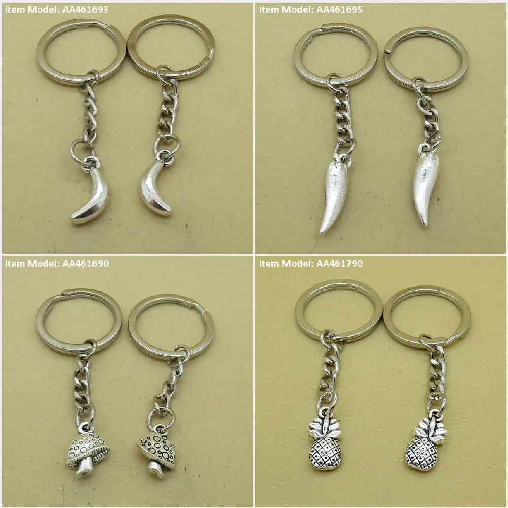 Брелок для ключей с подвеской в виде банана Чили перца грибов | Украшения и