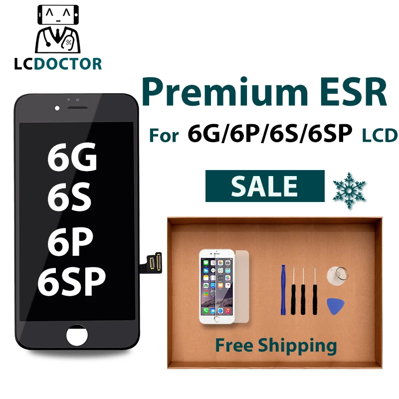 Класс AAA + ESR LCD для iPhone 6 6S Plus дисплей сенсорный экран дигитайзер Замена lcd с