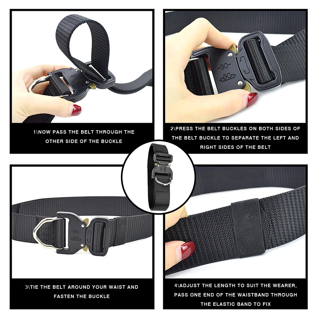 

Hunting Sling Belt Outdoor Hunting Scouting Cosplay Nylon Strap Quick Detach Waist Sling Belt