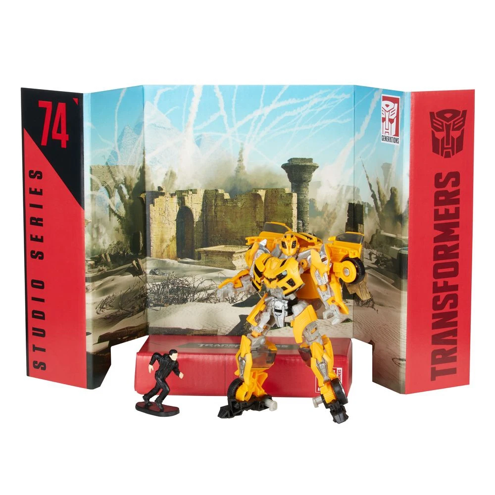 Игрушка TRANSFORMERS F0787 Трансформеры Студио Класс Делюкс Бамблби с Сэмом Уитвики -
