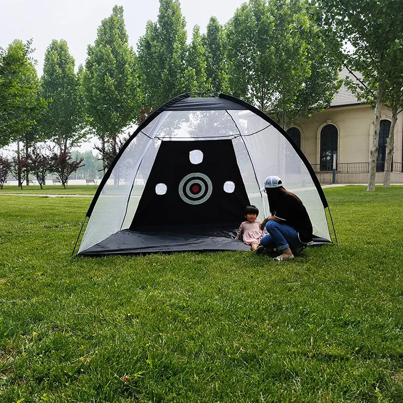 Satılık Katlanabilir Golf Pratik Net Golf Eğitim Yardımları Kapalı Açık Golf Isabet Kafes Bahçe Otlak Uygulama çadırı Golf Ekipmanları
