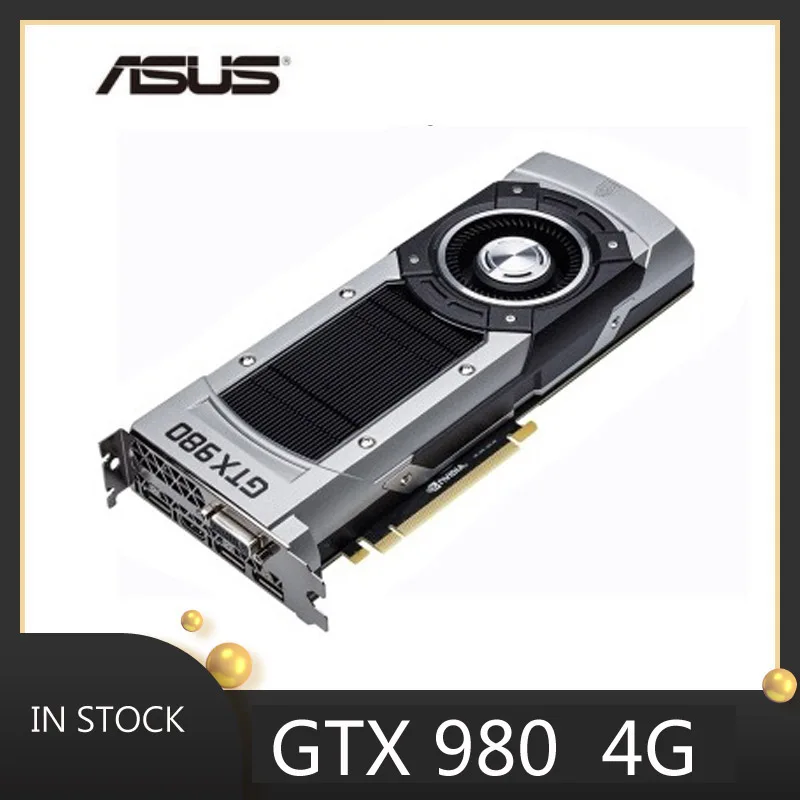 

Asus graphics card gpu nvidia geforce GTX 980 4gb d5 video card pubg computer game on the desktop map GTX 1080 960 1050ti