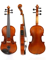 advanced handmade electric acoustic violin 5 string 44 maple spruce nice tone