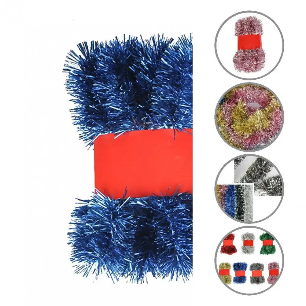 

Christmas Decoration 500cm Tinsel Wreath Hanging Ornament for Garden