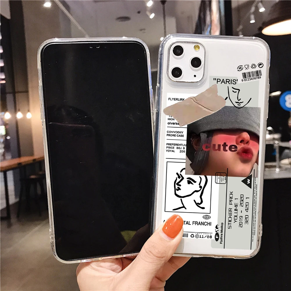 Модный Ретро чехол для телефона с надписью iPhone 12 11 Pro Max 8 7 Plus 6s X XS XR SE 2020 мягкий