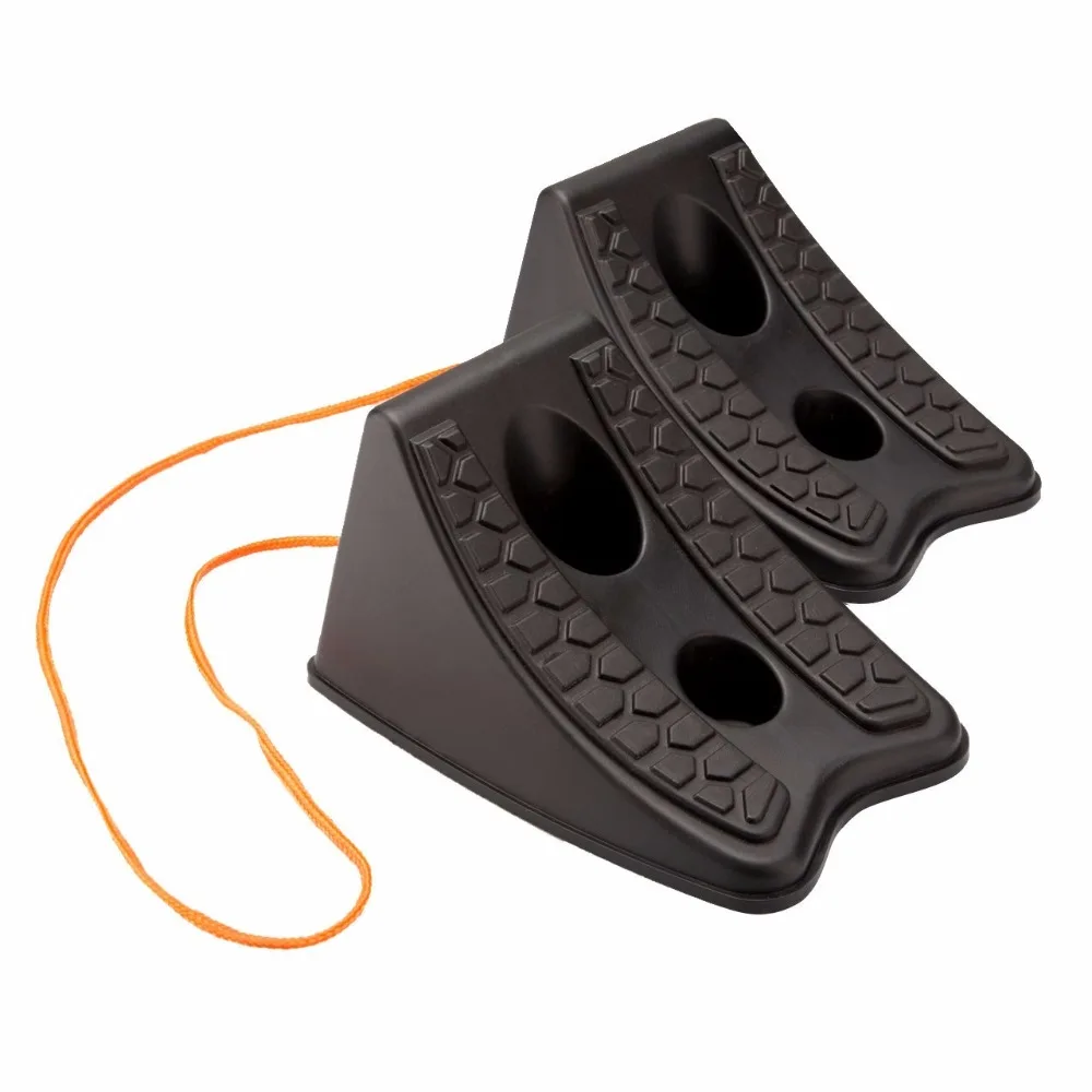 

For SUV 4X4 ATV for Jeep Caravan Car FloTool Heavy Duty Wheel Chocks, Set of 2