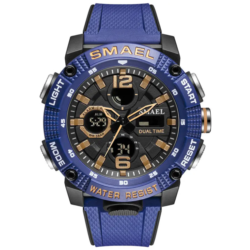 

Fashion Sports Electronic Watch Male Student Luminous Timing Double Display Waterproof Watch