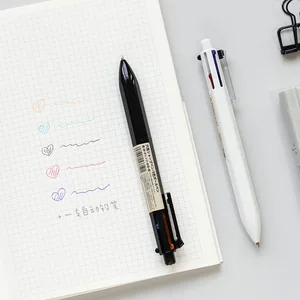 Выразительный стиль 5 цвета , Шариковая ручка + метательный карандаш , Многофункциональные Канцелярские Принадлежности для творчества ручка , школьные офисные канцелярские принадлежности, подарок