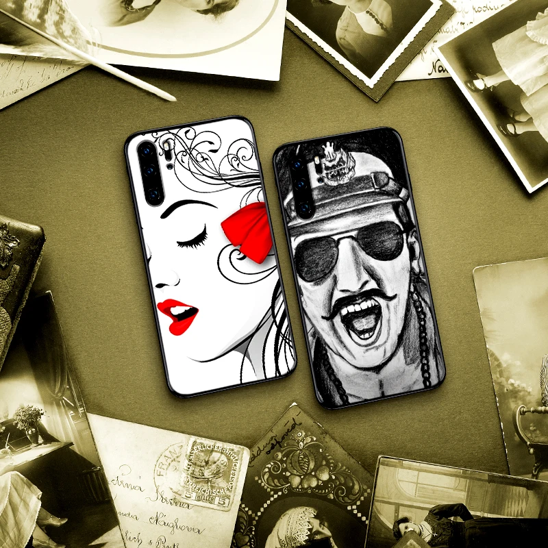 sketch For Huawei Honor 6A 7A 3GB Pro 7X 8X 9X 8 9 10 Lite Note View 20 Phone Case | Мобильные телефоны и аксессуары