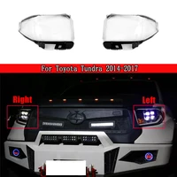 car front headlight lens cover lampshade glass lampcover caps headlamp shell for toyota tundra 2014 2017 auto head light case