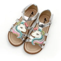 2021 baby child kids gladiator sandals unicorn slippers girls childrens sandals summer open toed beach jelly shoes infant slipp