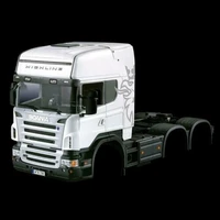 us stock truck shell body for 114 hercules rc trailer 3axles highline tractor for scania 802c toys model for boys th05233 smt6