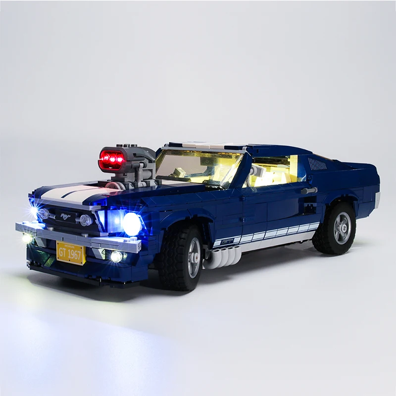 Lepinblocks King Bricks 21047 Ford Mustang Technic модель автомобиля Строительные блоки Набор 10265 Creator Expert игрушки для детей подарок