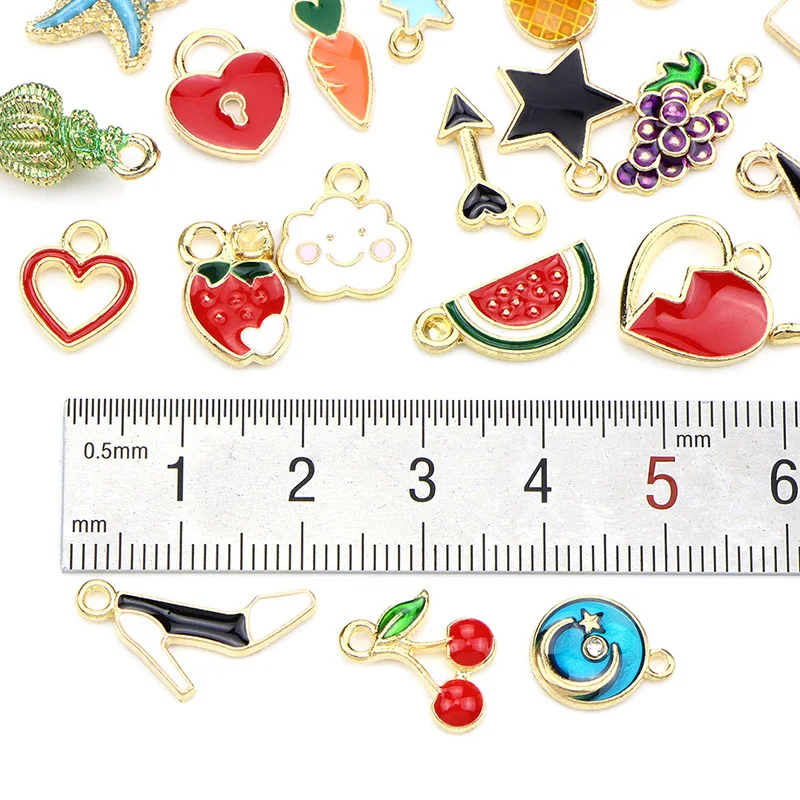 30 шт./компл. Цветочная подвеска с фруктовым сердцем и звездой смешанные