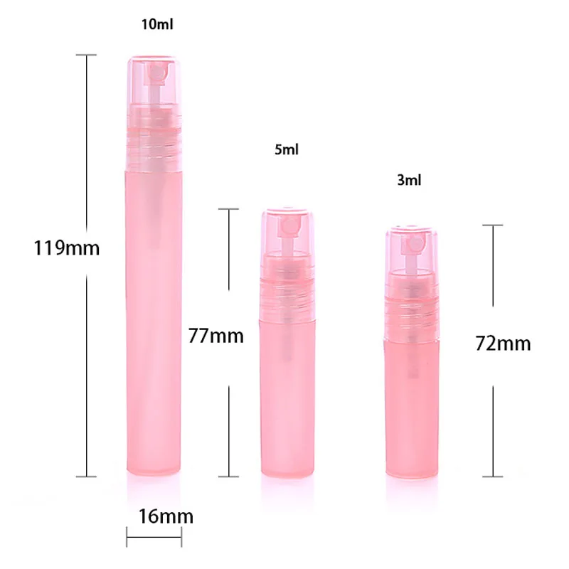 20 шт 5 мл/10 мл портативный пустой пластиковый насос спрей парфюмерная ручка