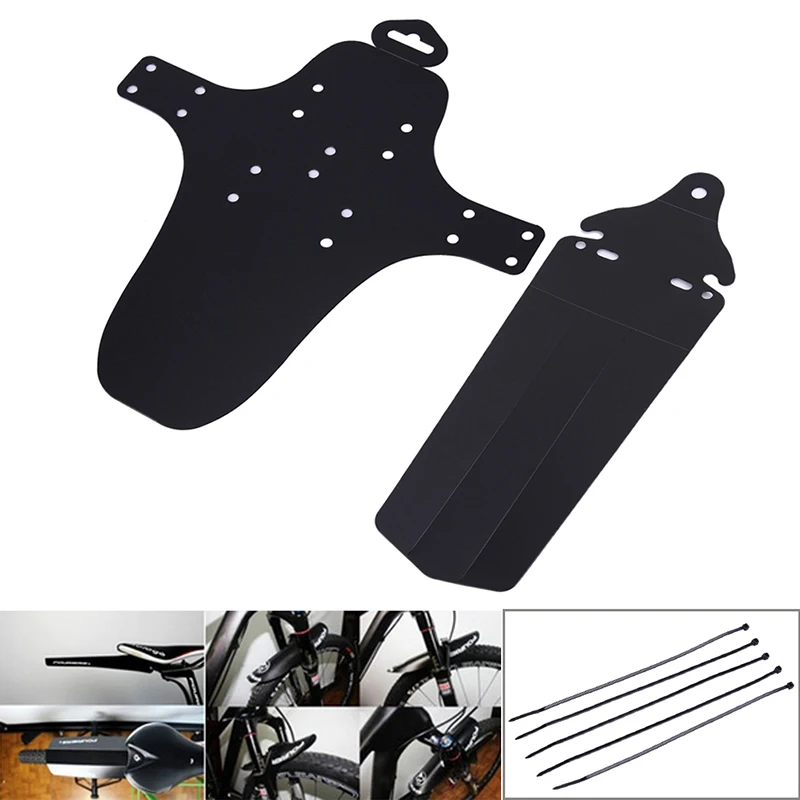 

A set of bicycle MTB mountain bike bicycle front + rear mud guard mudguard mudguard mudguard 66g