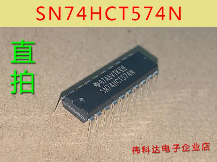 

MeiMxy 10PCS SN74HCT574N 74HCT574N 74HCT574 DIP DIP-20 OCTAL EDGE-TRIGGERED D-TYPE FLIP-FLOPS WITH 3-STATE OUTPUTS