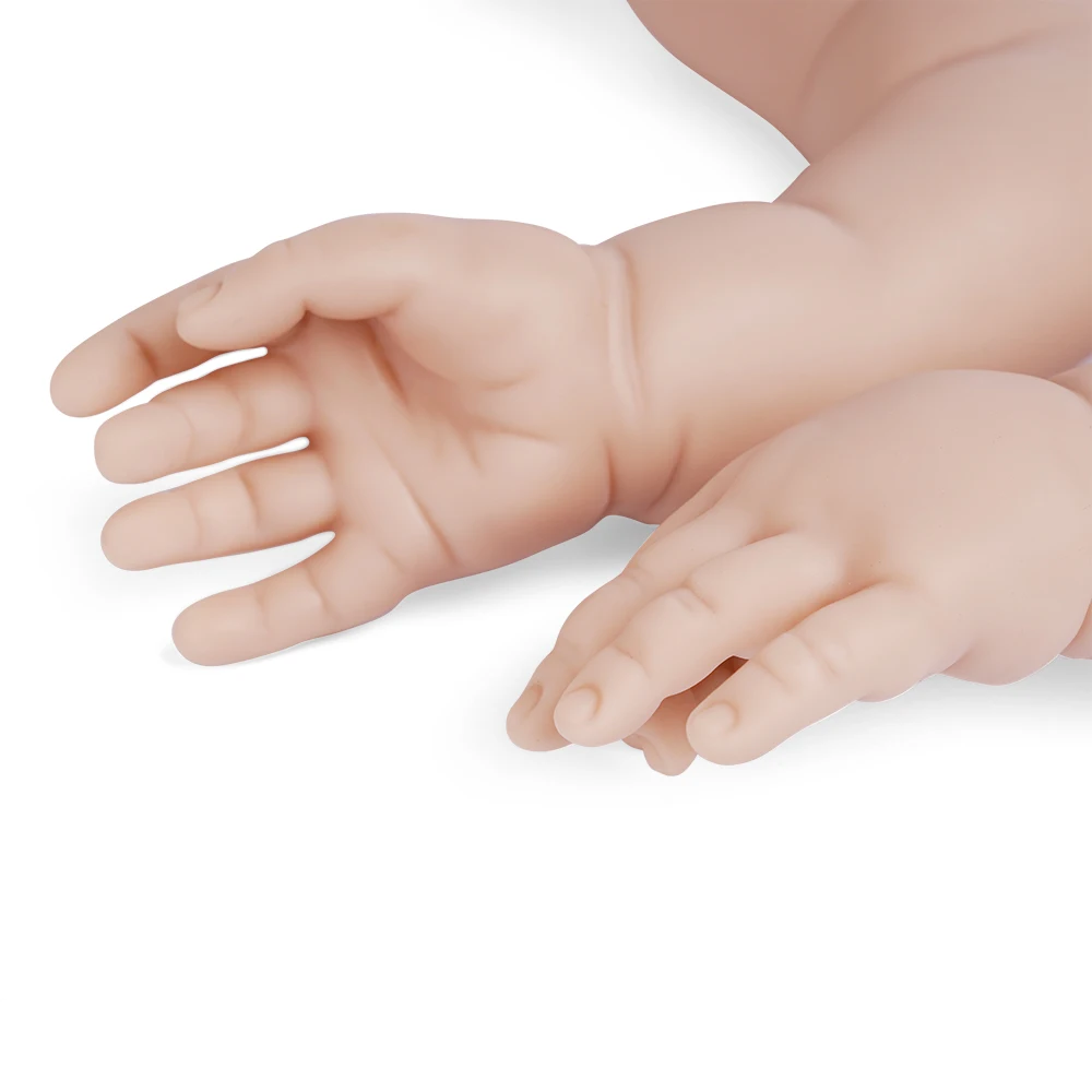 

RBG 19 inch Vinyl Kit Doll Parts Reborn Doll Kit Hand Made Baby Vanessa Reborn Supply DIY Doll Kit Toy Soft Real Gentle Touch