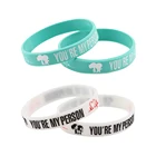 1 шт., резиновый силиконовый Браслет ZF3485 с принтом анатомии сериала