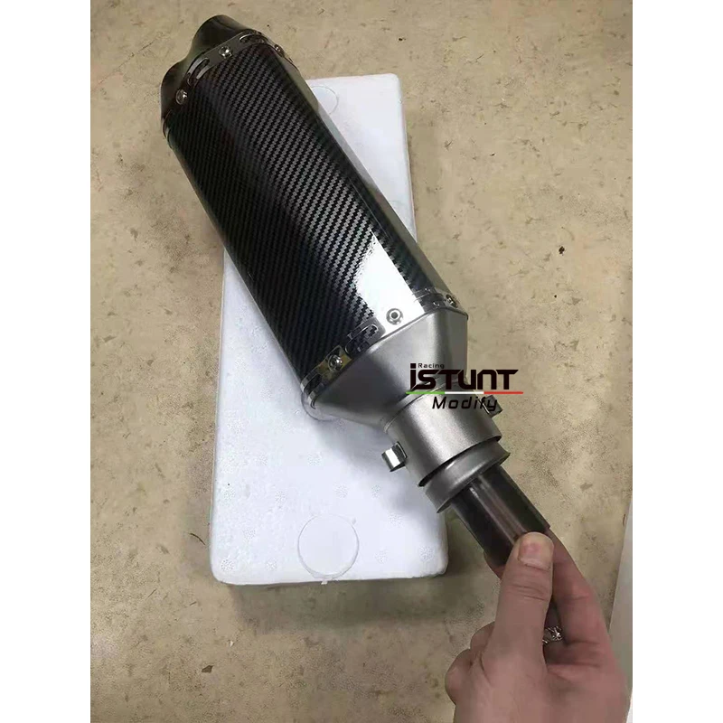 51mm Universal Motorcycle Exhaust Catalyst DB Killer Reduce Noise High Torque At Low Speed Gas Purification Treatment | Автомобили и